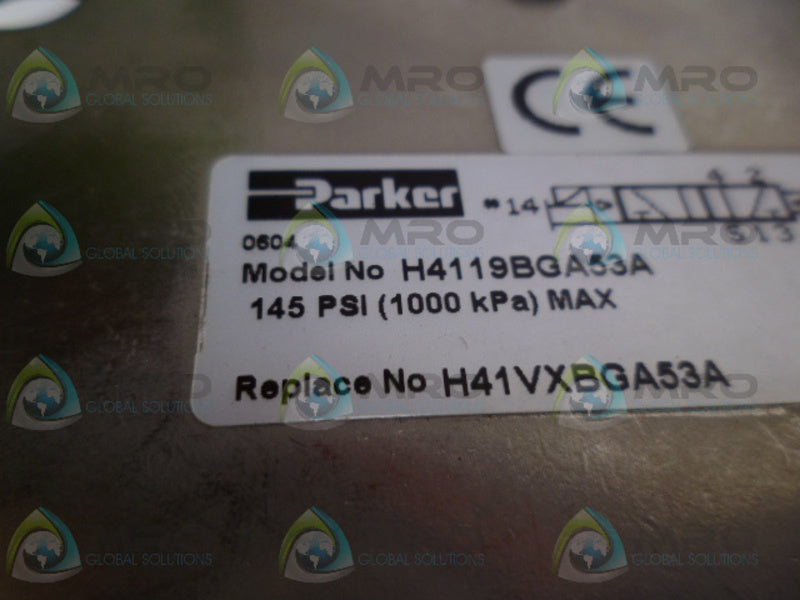 PARKER H4119BGA53A VALVE *NEW NO BOX*