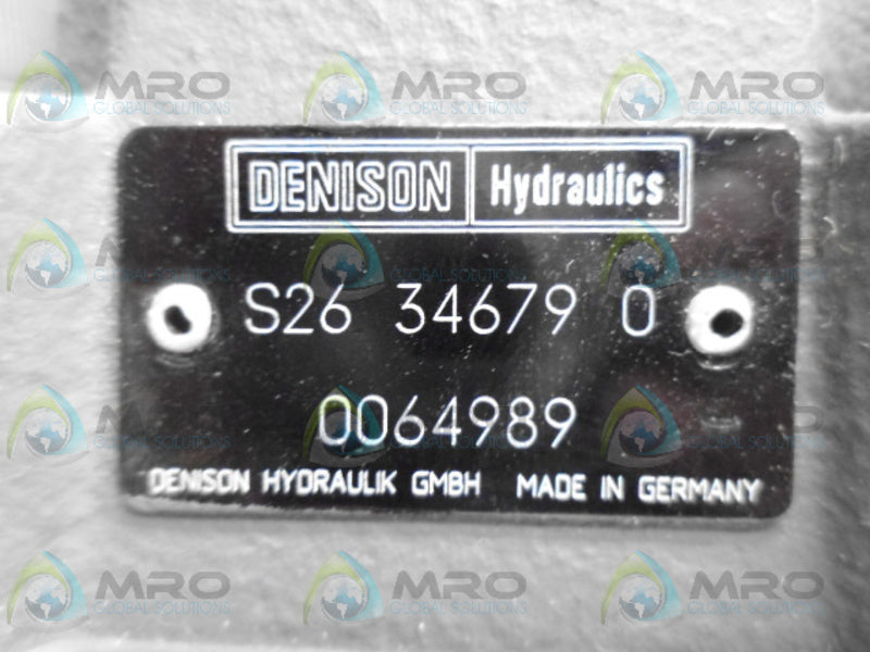 DENISON S26-34679-0-0004989 VALVE *NEW NO BOX*