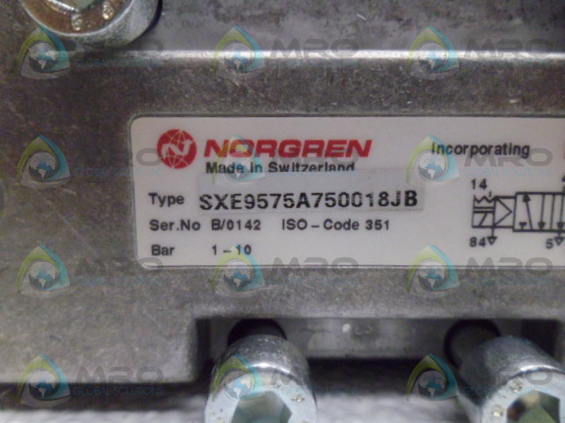 NORGREN SXE9575A750018JB VALVE *NEW NO BOX*
