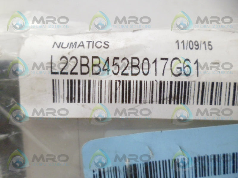 NUMATICS L22BB452B017G61 VALVE *NEW IN FACTORY BAG*
