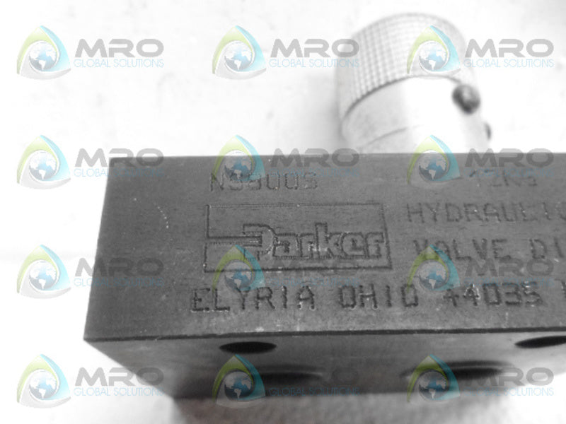 PARKER NS800S FLOW CONTROL VALVE *NEW NO BOX*