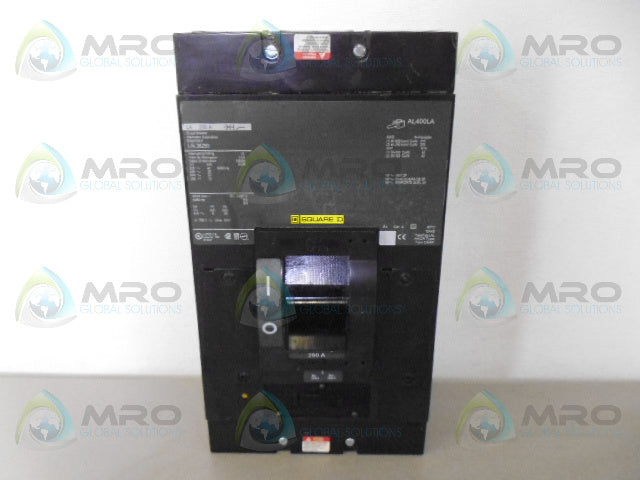 SQUARE D LAL36250 CIRCUIT BREAKER (GREEN FACE) *USED*