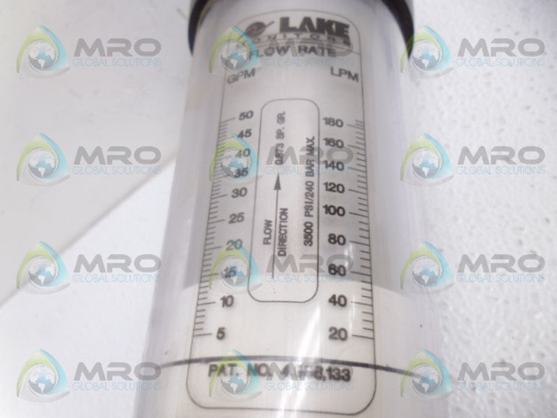 LAKE MONITORS B5A6HW50 FLOW METER *NEW NO BOX*