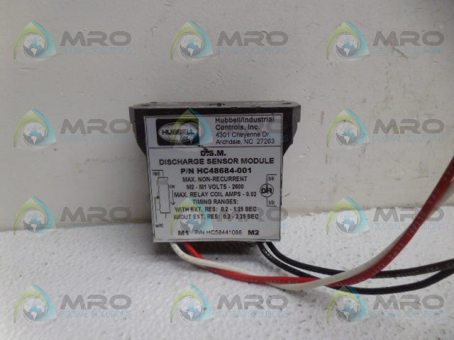 HUBBELL HC48684-001 DISCHARGE SENSOR MODULE *USED*
