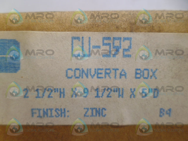 CUD CU-592 CONVERTA BOX *NEW IN BOX*