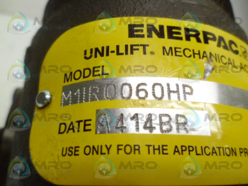 ENERPAC M1IR0060HP ACTUATOR *NEW NO BOX*
