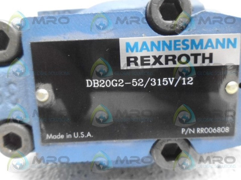 REXROTH DB20G2-52/315V/12 *NEW NO BOX*