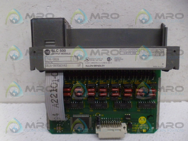 ALLEN BRADLEY SLC 500 1746-OB16 SER. C OUTPUT MODULE (AS PICTURED) *USED*