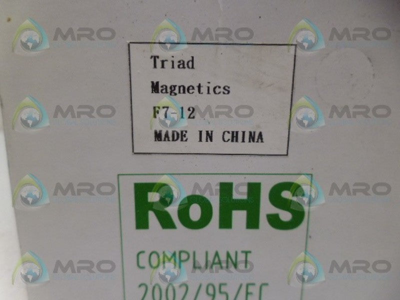 TRIAD F7-12 TRANSFORMER *NEW IN BOX*