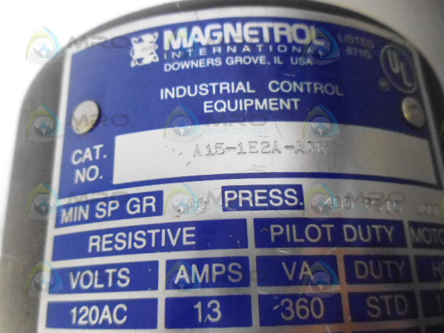 MAGNETROL A15-1E2A-AAE DISPLACER SWITCH *NEW NO BOX*