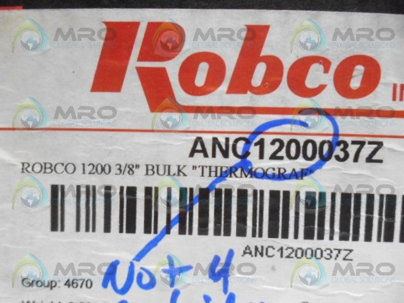 ROBCO ANC1200037Z THERMOGRAPH *NEW IN BOX*