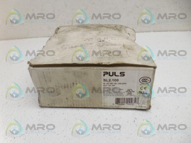 PULS SL2.100 DC POWER SUPPLY *NEW IN BOX*