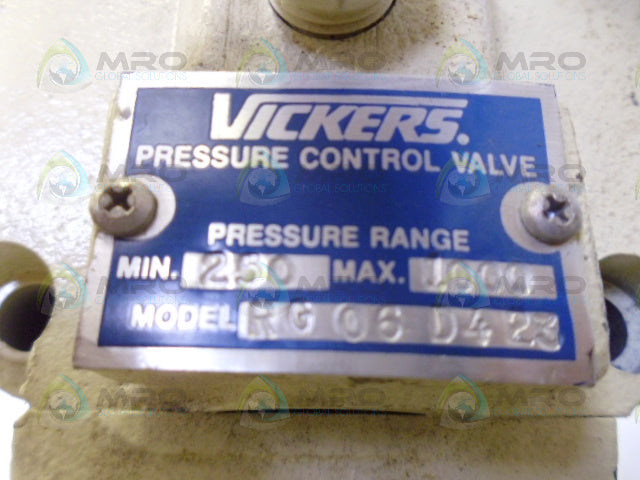 VICKERS RG06D423 PRESSURE CONTROL VALVE *NEW NO BOX*