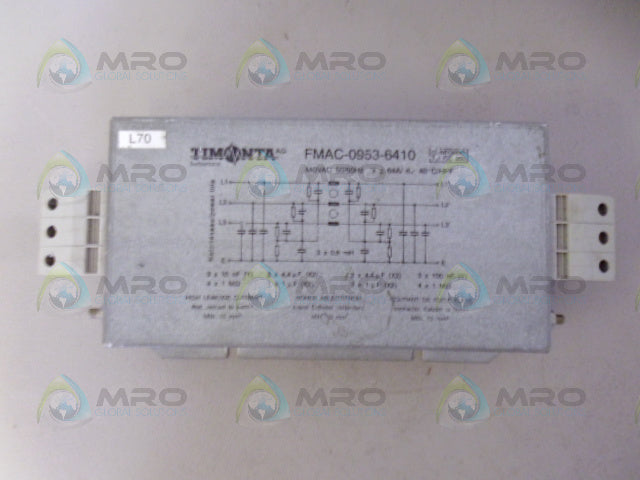 TIMONTA FMAC-0953-6410 LINE FILTER *NEW NO BOX*