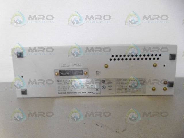 SHINKO ELECTRIC SPA-9 MULTIPLEXER *USED*