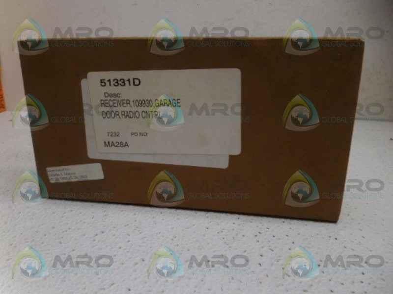 INDUSTRIAL MRO 51331D GARAGE DOOR RADIO CONTROLLER *NEW IN BOX*
