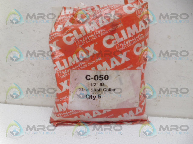 CLIMAX C-050 STEEL SHAFT COLLAR *NEW IN FACTORY BAG*