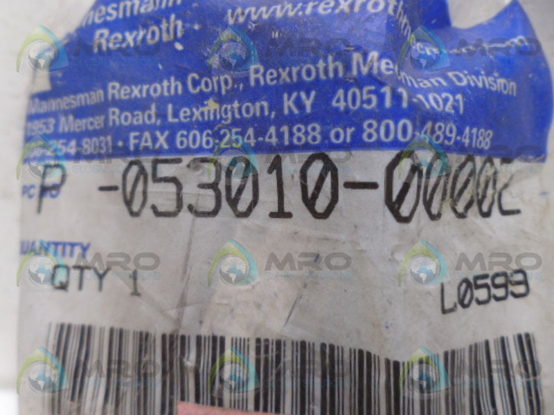 REXROTH P-053010-00002 VALVE *NEW IN FACTORY BAG*