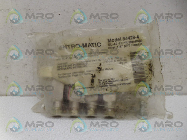 LINCOLN/CENTRO-MATIC 84428-4 MANIFOLD *NEW IN FACTORY BAG*