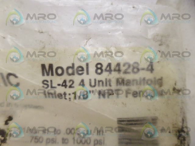 LINCOLN/CENTRO-MATIC 84428-4 MANIFOLD *NEW IN FACTORY BAG*