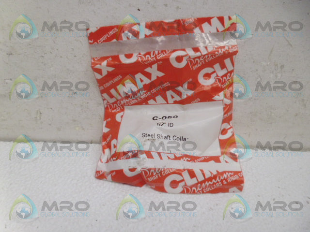 CLIMAX C-050 STEEL SHAFT COLLAR *NEW IN FACTORY BAG*