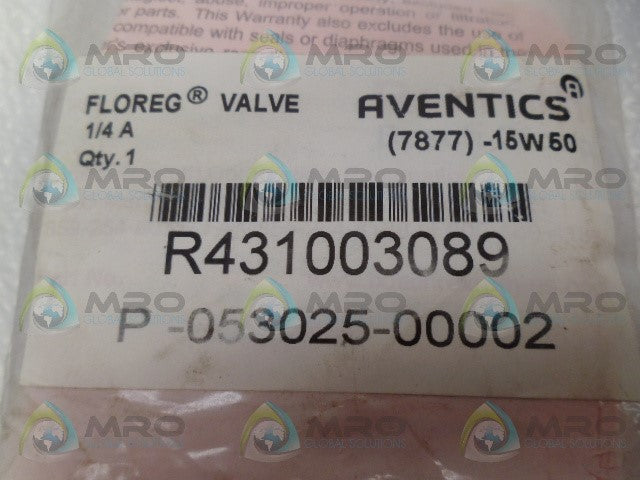 REXROTH R431003089 VALVE *NEW IN FACTORY BAG*
