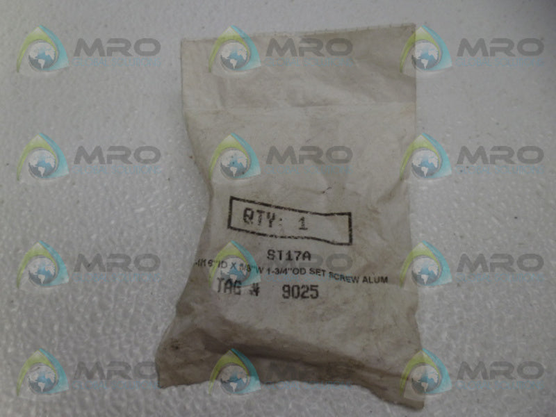 INDUSTRIAL MRO ST17A SHAFT COLLAR *NEW IN FACTORY BAG*