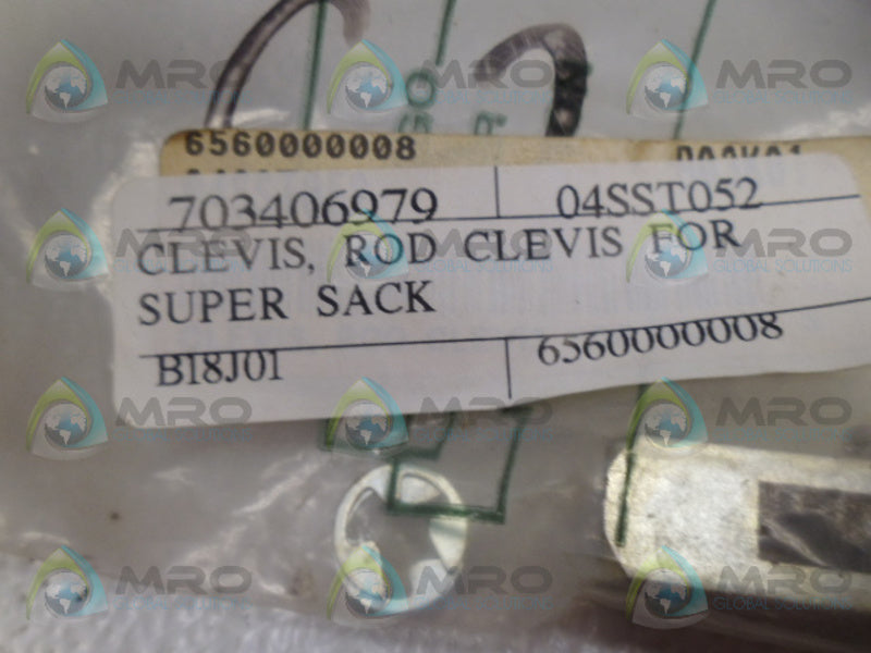 INDUSTRIAL MRO 656000008 ROD CLEVIS *NEW IN FACTORY BAG*