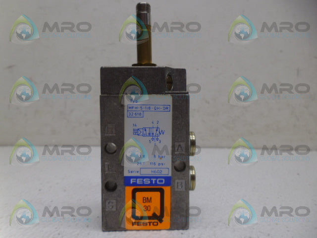 FESTO MFH-5-1/8-QH-DR SOLENOID VALVE *NEW NO BOX*