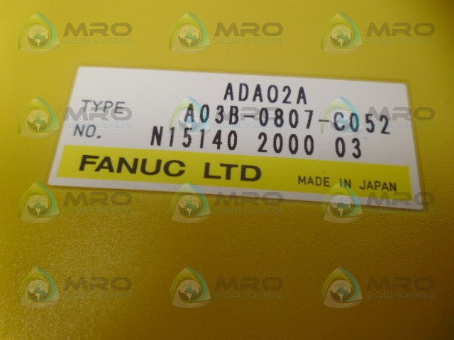 FANUC A03B-0807-C052 OUTPUT MODULE *USED*