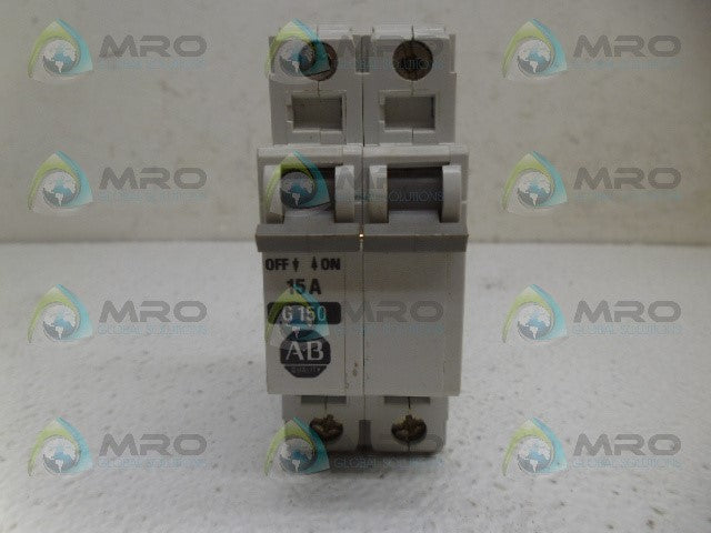 ALLEN BRADLEY 1492-CB2G150 SER. B CIRCUIT BREAKER *USED*