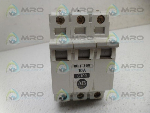 ALLEN BRADLEY 1492-CB3G100 SER. B CIRCUIT BREAKER  UNMP