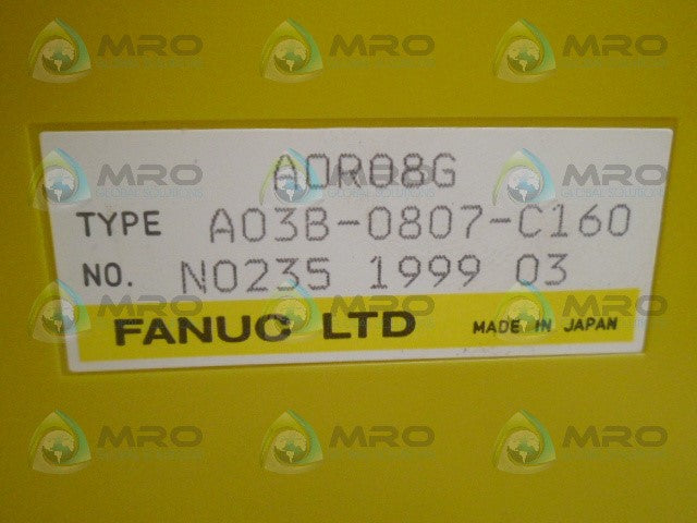 FANUC A03B-0807-C160 OUTPUT MODULE *USED*