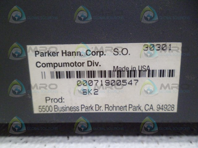 PARKER 6K2 COMPUMOTOR SERVO/STEPPER CONTROLLER *USED*