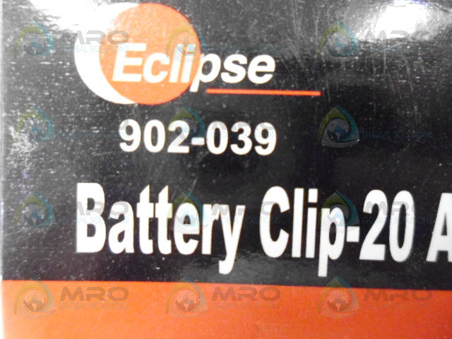 ECLIPSE 902-039 BLACK BOOTED 20 AMP BATTERY CLIPS *NEW IN ORIGINAL PACKAGE*