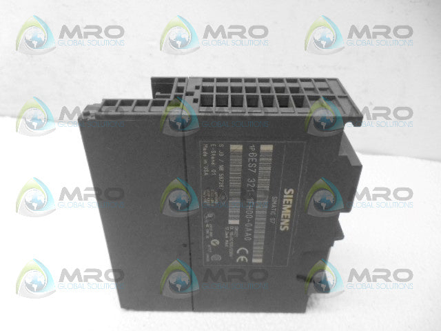 SIEMENS SIMATIC S7 6ES7321-1FH00-0AA0 DIGITAL INPUT MODULE *USED*