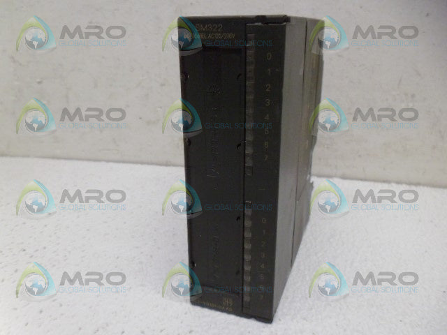 SIEMENS 6ES7322-1HH01-0AA0 (AS PICTURED) *USED*