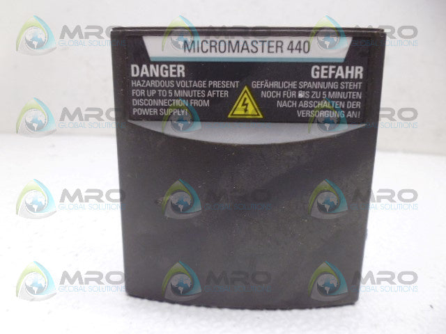 MICROMASTER 440 PLASTIC COVER *USED*