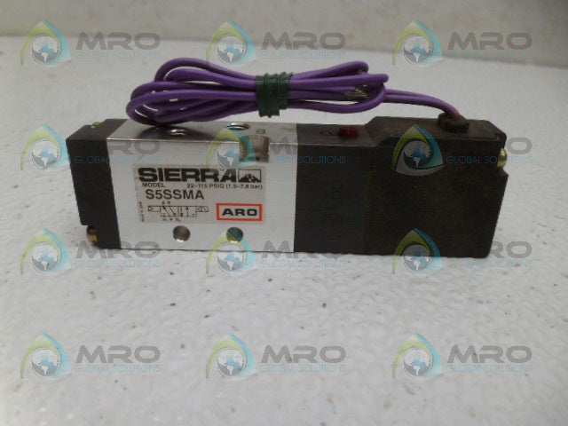 ARO/SIERRA S5SSMA SOLENOID VALVE *USED*