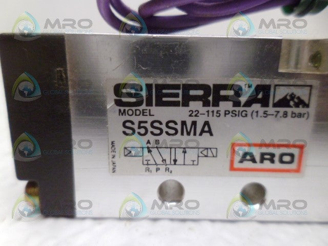 ARO/SIERRA S5SSMA SOLENOID VALVE *USED*