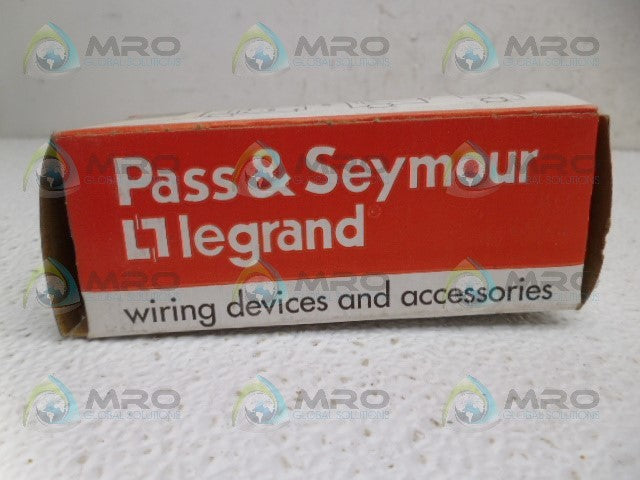PASS & SEYMOUR PS20AC1-W SINGLE POLE SWITCH *NEW IN BOX*