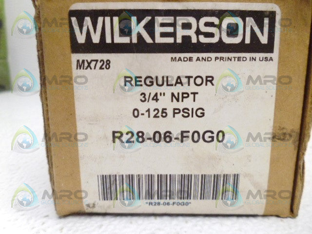 WILKERSON R28-06-F0G0 REGULATOR *NEW IN BOX*