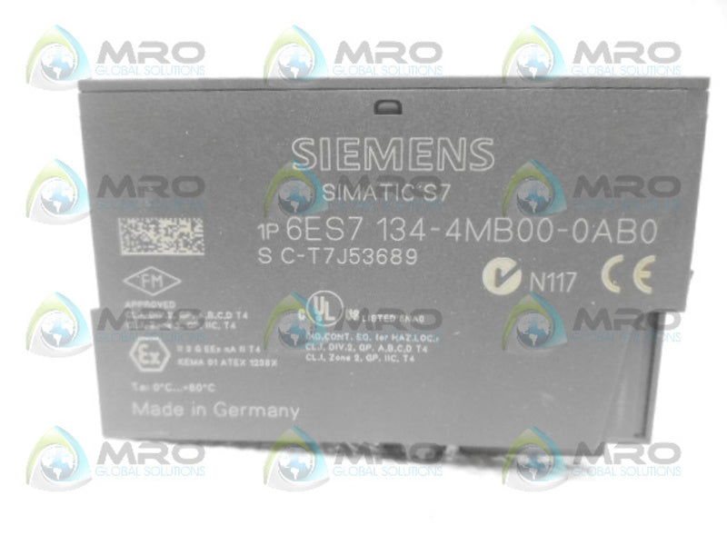 SIEMENS 6ES7134-4MB00-0AB0 INPUT MODULE *NEW IN BOX*
