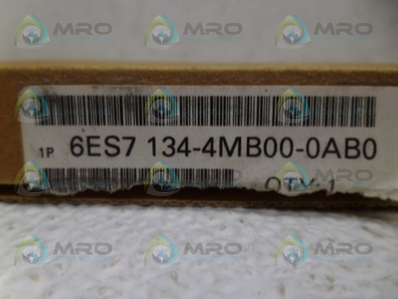 SIEMENS 6ES7134-4MB00-0AB0 INPUT MODULE *NEW IN BOX*