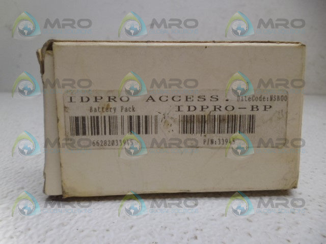 BRADY 33945 BATTERY PACK *NEW IN BOX*