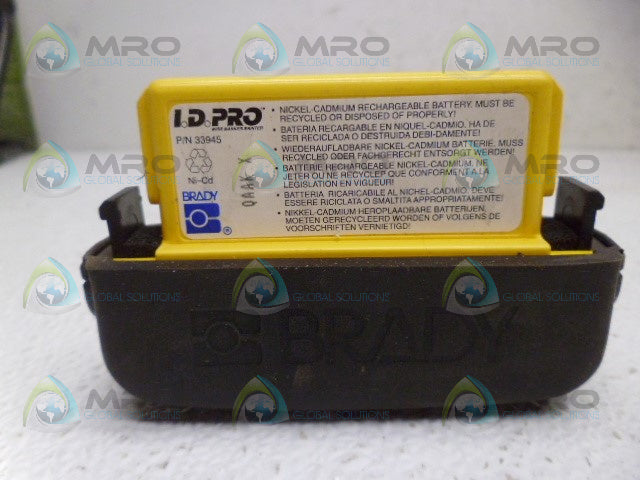 BRADY 33945 BATTERY PACK *NEW IN BOX*