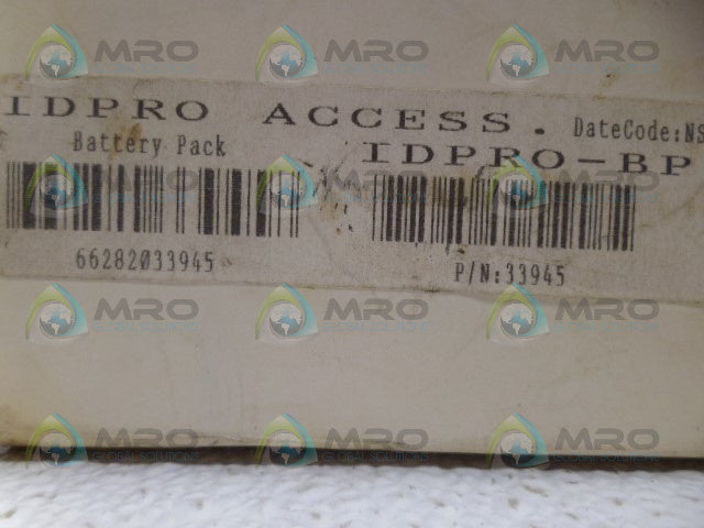 BRADY 33945 BATTERY PACK *NEW IN BOX*