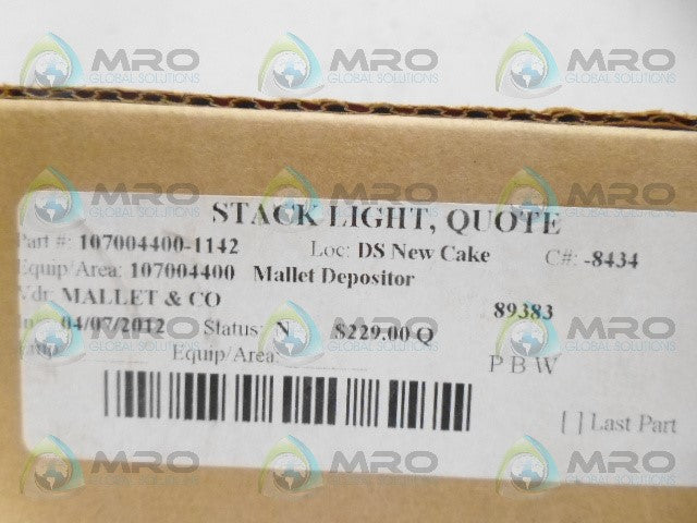 FEDERAL SIGNAL MSL2 STACK LIGHT *NEW IN BOX*