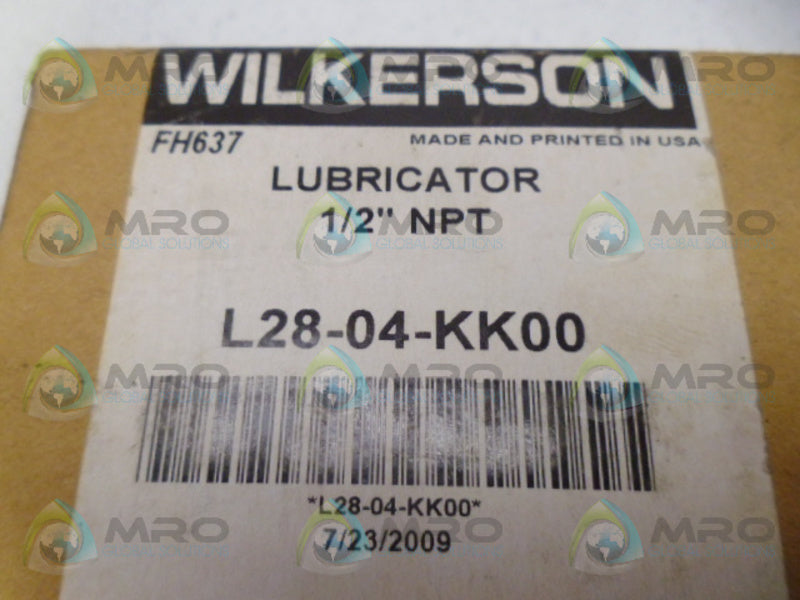 WILKERSON L28-04-KK00 LUBRICATOR *NEW IN BOX*
