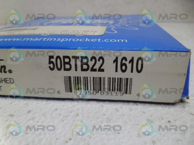 MARTIN 50BTB22 1610 TAPER BRUSHED SPROCKET *NEW IN BOX*